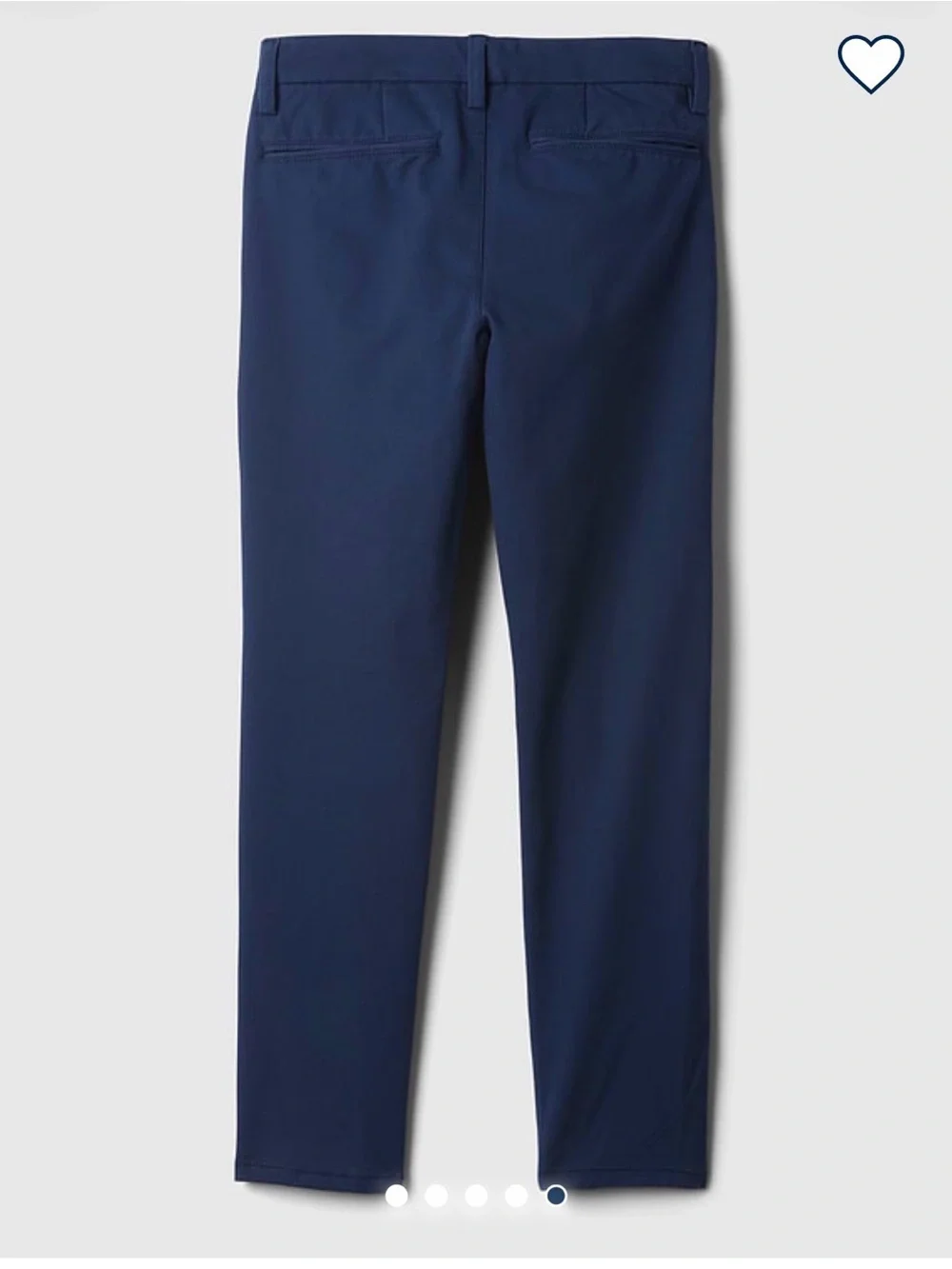Gap NWT Boys uniform skinny navy khakis